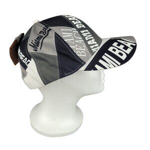 Lucky 7 Baseball Hat Miami Beach Snapback Trucker Cap Gray Green White Black